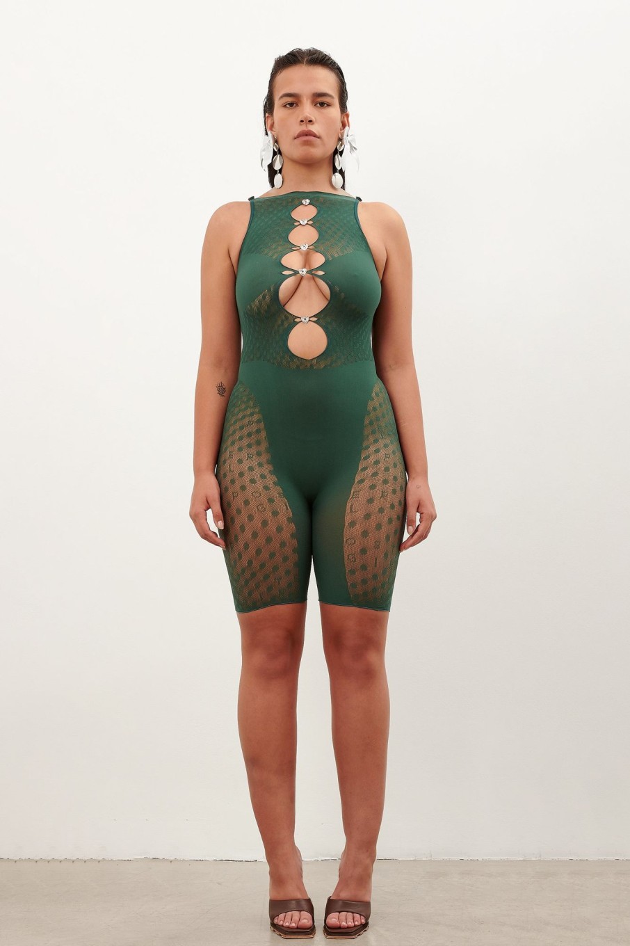 Jumpsuits & Rompers Poster Girl | Jetta Jumpsuit Forest Green