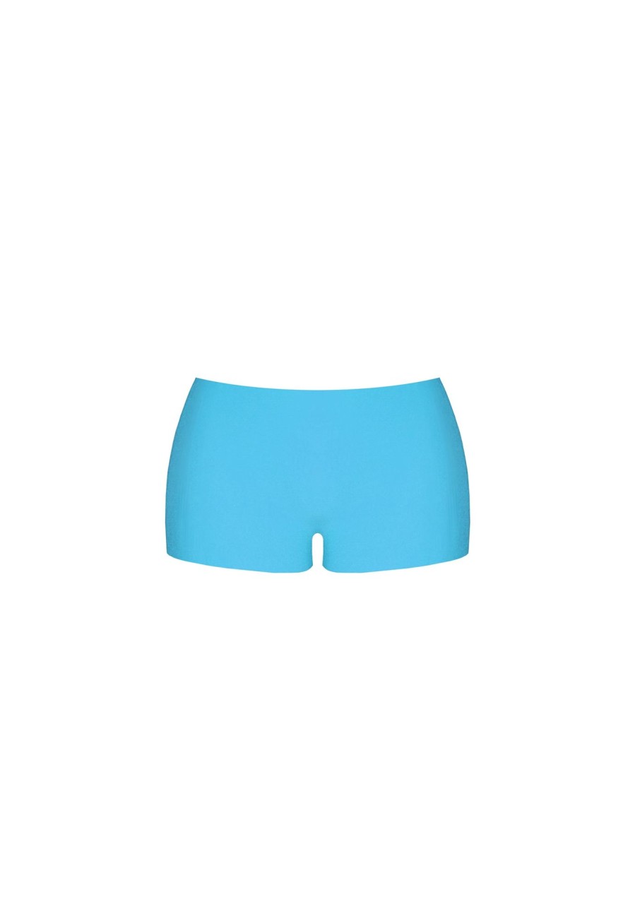 Tops & Bottoms Poster Girl | Matching Boy Shorts Blue Lagoon