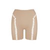 Tops & Bottoms Poster Girl | Brianna Biker Shorts In Taupe