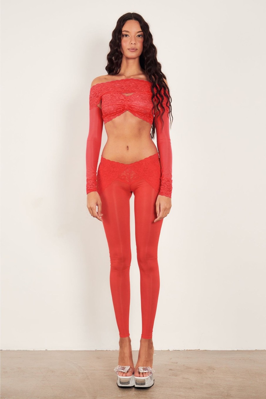 Tops & Bottoms Poster Girl | Margot Leggings Vixen Red