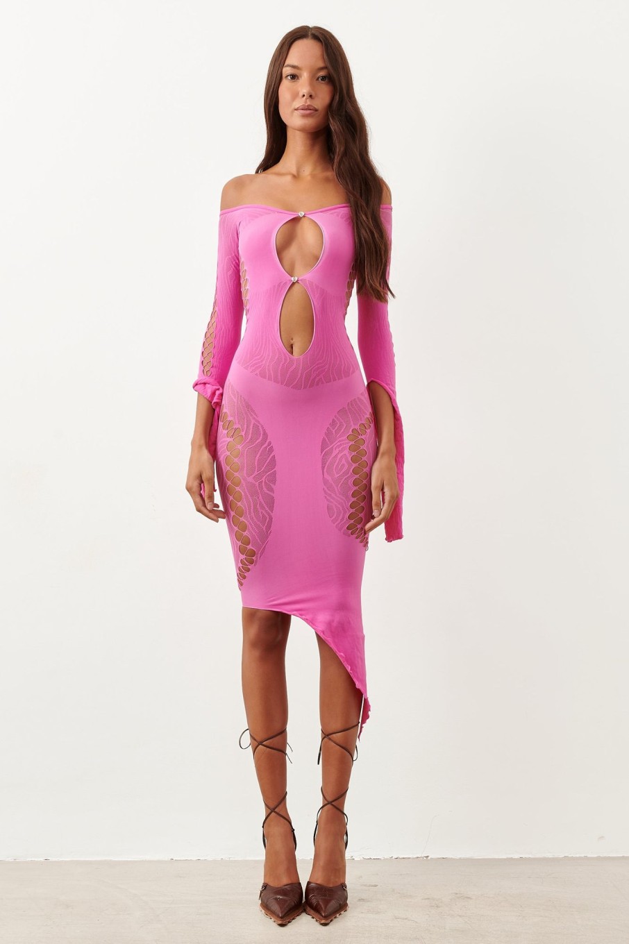 Dresses Poster Girl | Charlotte Dress Fuchsia