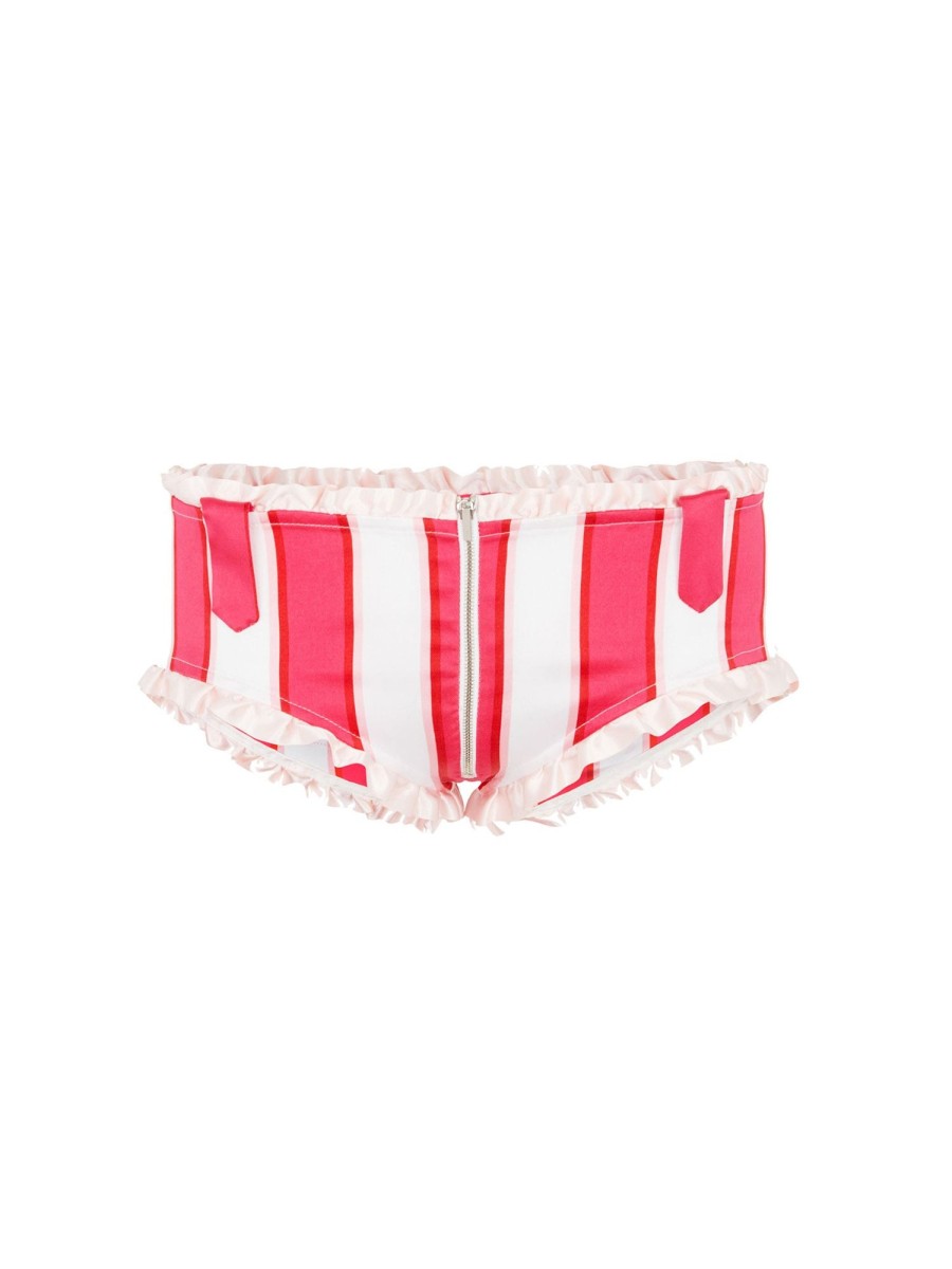 Tops & Bottoms Poster Girl | Kracken Hotpants Candy Stripe