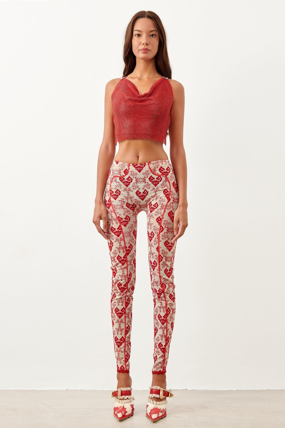 Tops & Bottoms Poster Girl | Scarlett Leggings Red