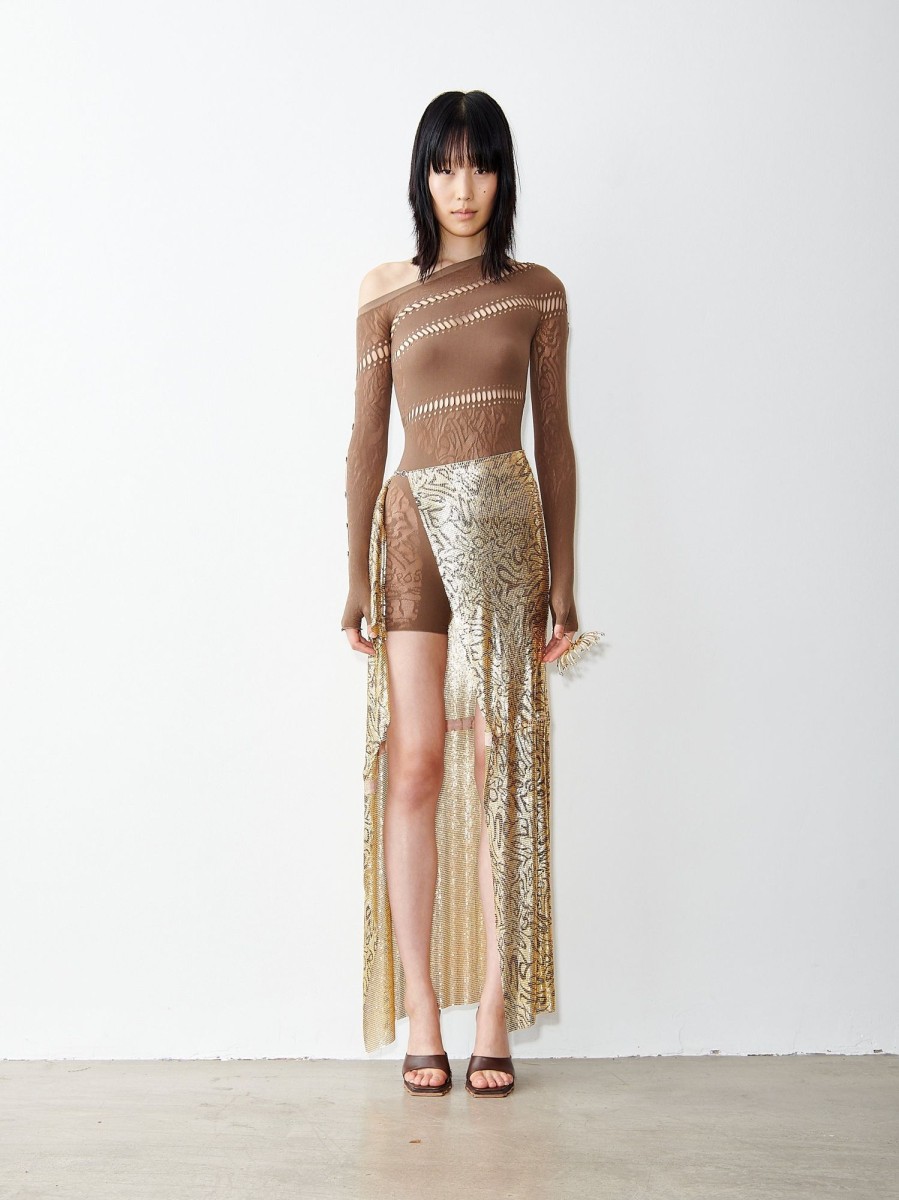 Chainmail Poster Girl | Pamela Show Skirt Cougar