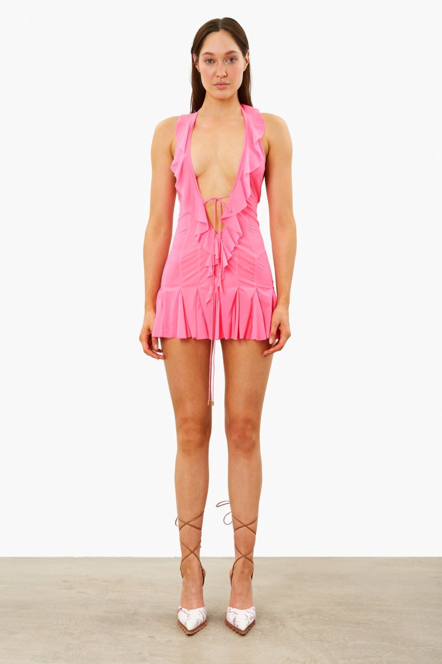 Dresses Poster Girl | Dakota Mini Dress Pink Texas