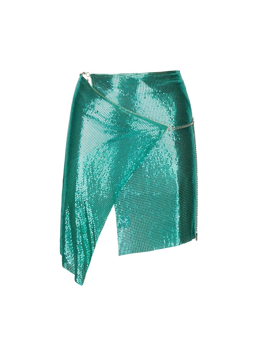 Chainmail Poster Girl | Winona Wrap Skirt Laguna