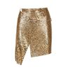 Chainmail Poster Girl | Winona Wrap Skirt Cougar Aw22