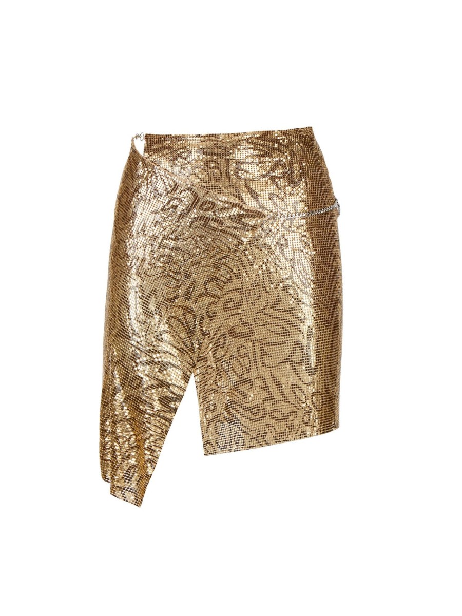 Chainmail Poster Girl | Winona Wrap Skirt Cougar Aw22