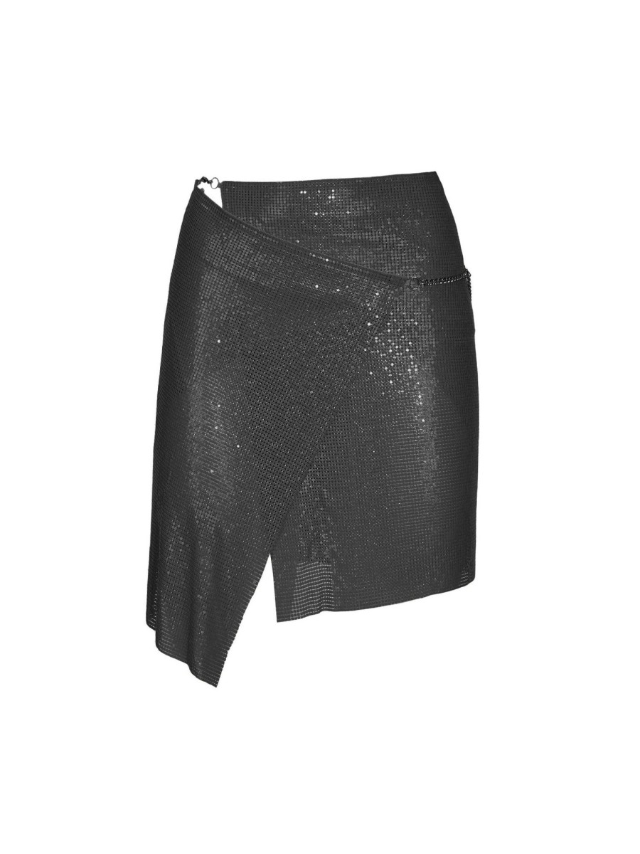 Tops & Bottoms Poster Girl | Winona Wrap Skirt Jet Black