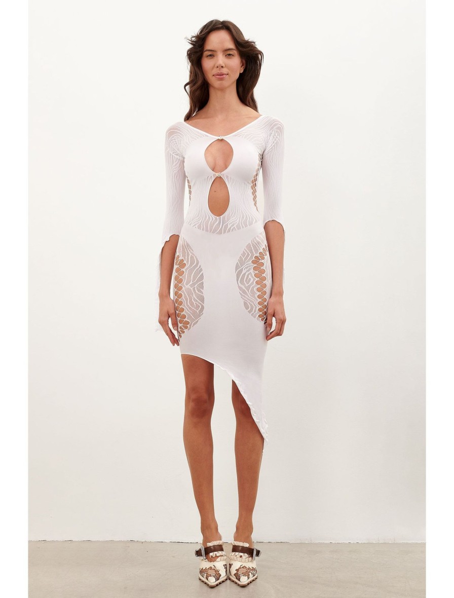 Dresses Poster Girl | Charlotte Dress Optic White