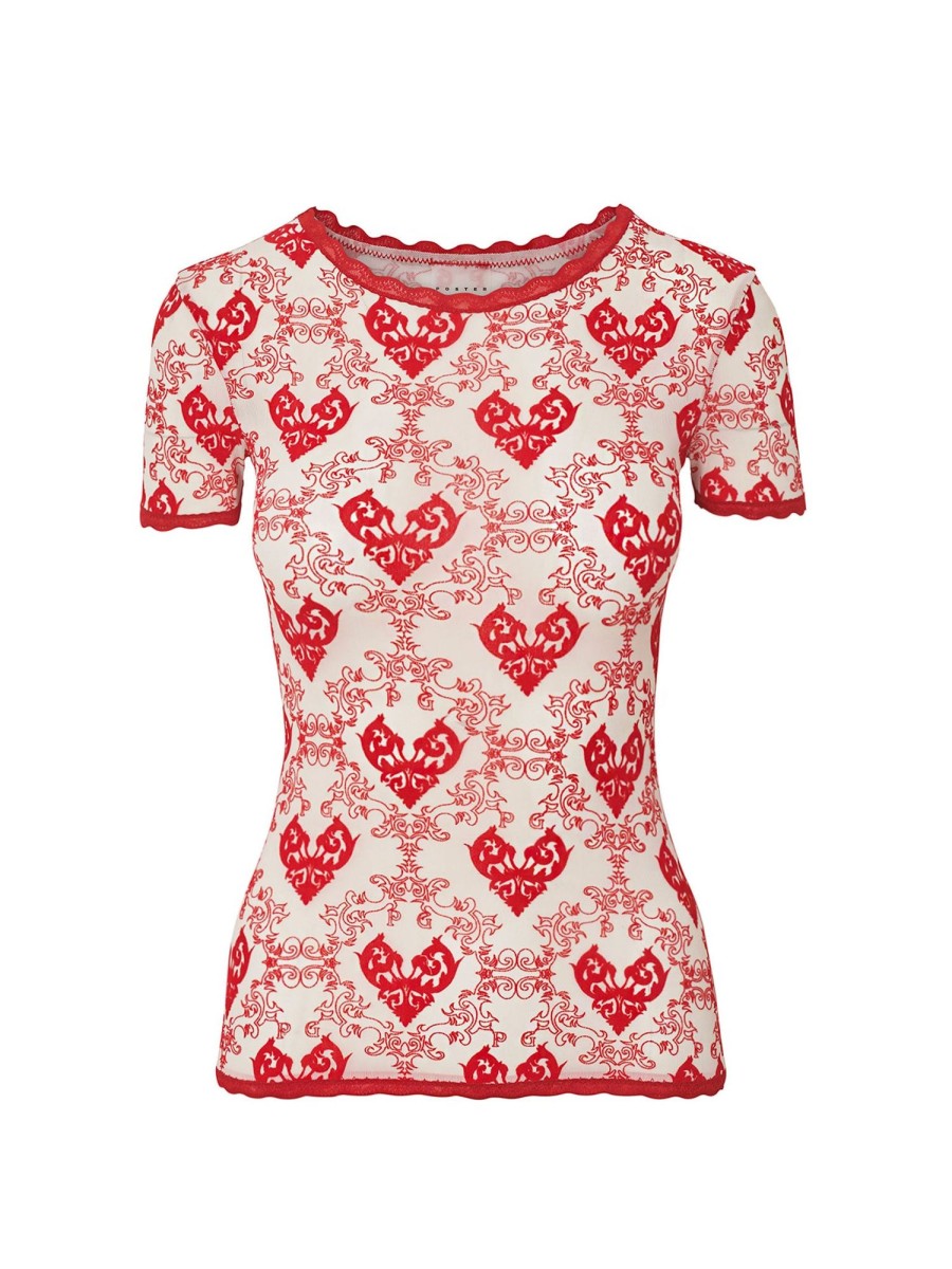 Tops & Bottoms Poster Girl | Scarlett Tee Red