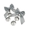 Accessories Poster Girl | Nuclear Bow Earrings Silver