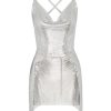 Dresses Poster Girl | Adrianne Dress Chrome Silver