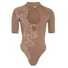 Tops & Bottoms Poster Girl | Daisy Bodysuit Tobacco