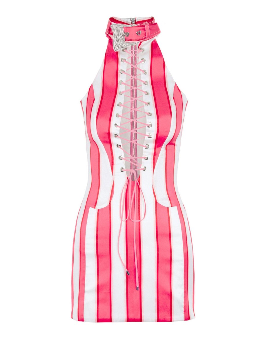 Dresses Poster Girl | Phoebe Dress Candy Stripe