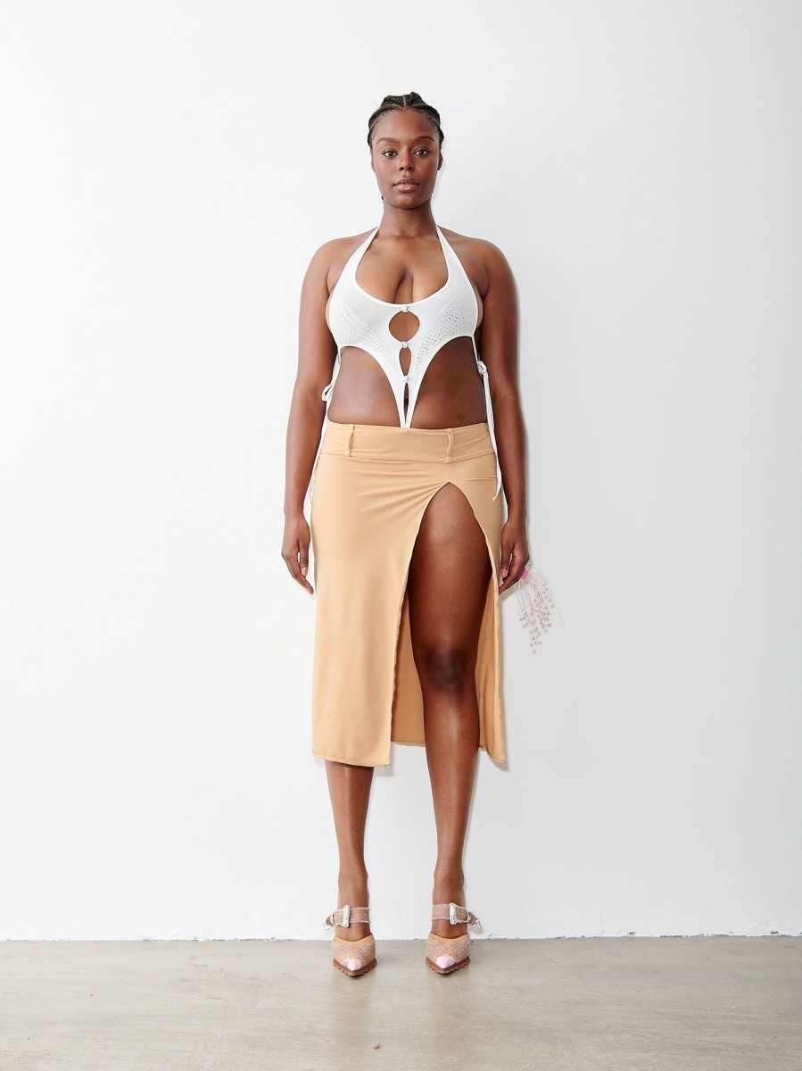 Tops & Bottoms Poster Girl | Chloe Skirt Biscotti