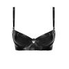 Tops & Bottoms Poster Girl | Latex Charisma Bra Jet Black