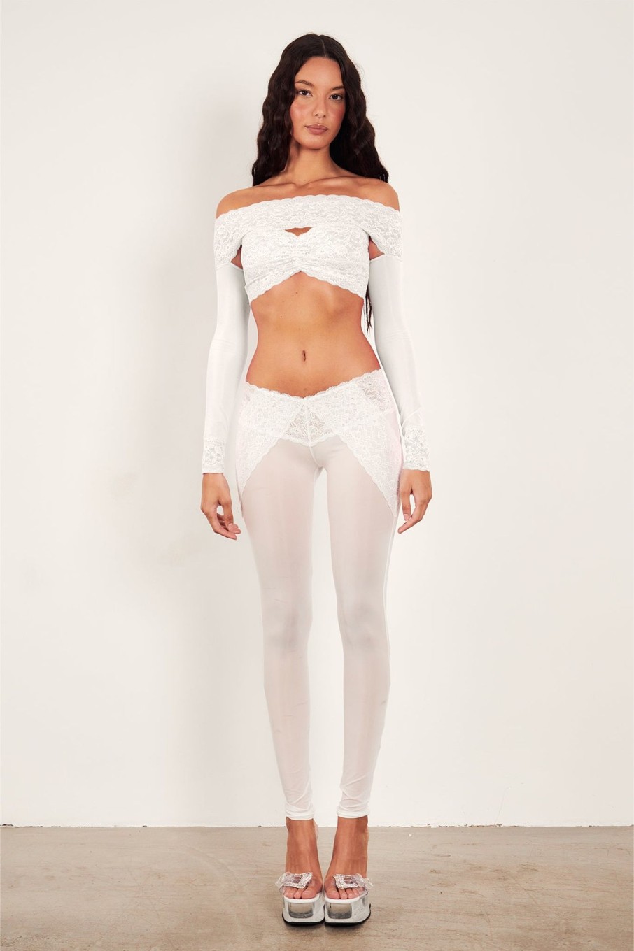 Tops & Bottoms Poster Girl | Margot Leggings Virgin White