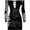 Dresses Poster Girl | Coco Dress Long Sleeve In Jet Black