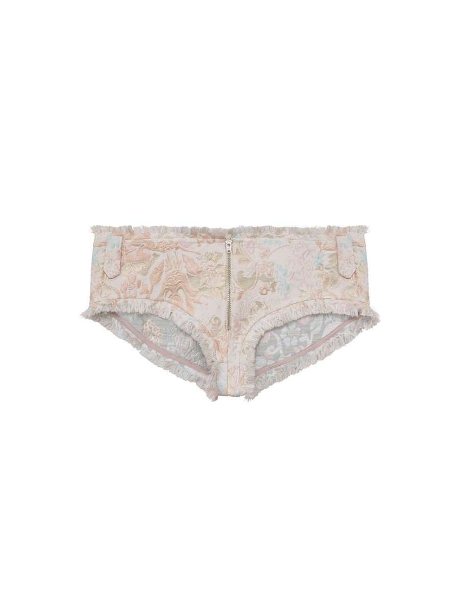 Tops & Bottoms Poster Girl | Kracken Hotpants Floral Brocade