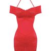 Dresses Poster Girl | Candice Dress Vixen Red