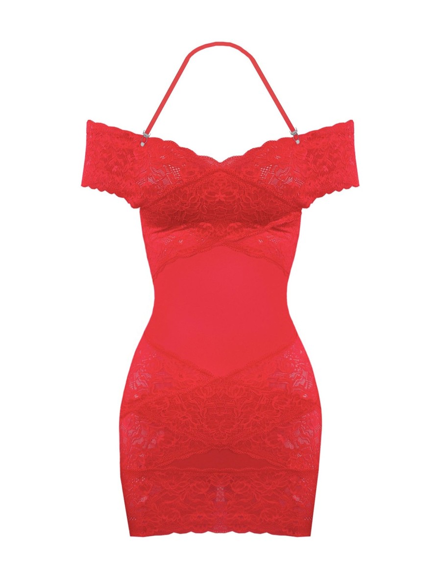 Dresses Poster Girl | Candice Dress Vixen Red