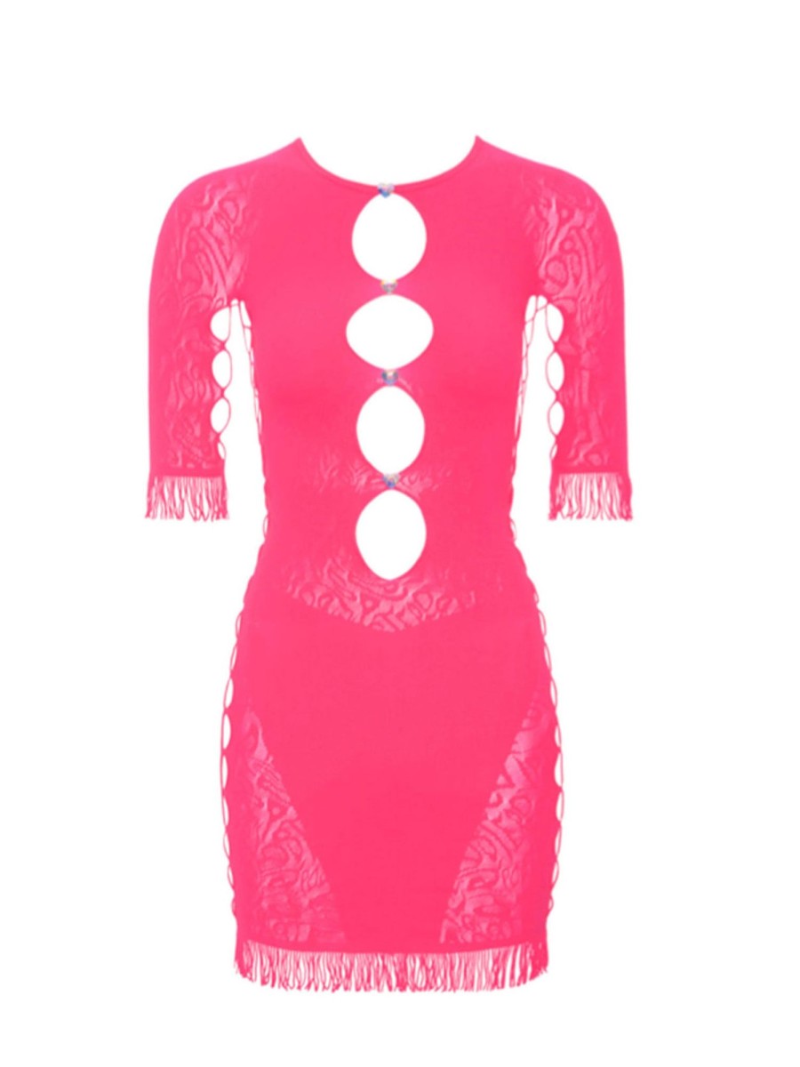 Dresses Poster Girl | Miranda Dress In Shocking Pink