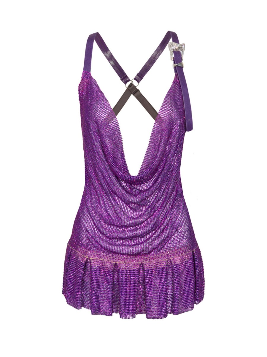 Dresses Poster Girl | Barbara Mini Dress Amethyst