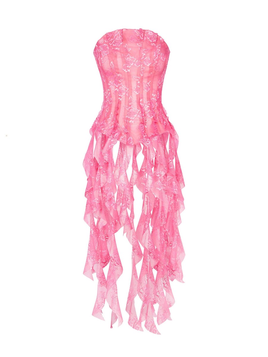 Tops & Bottoms Poster Girl | Calamity Corset Fuchsia Pink