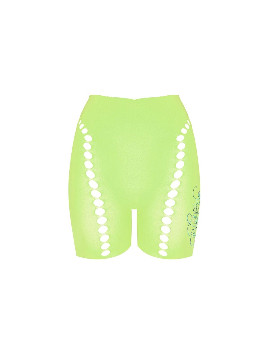 Tops & Bottoms Poster Girl | Brianna Biker Shorts In Pickle